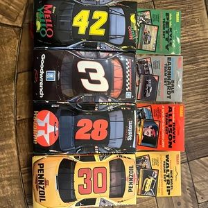 Traks NASCAR Team Sets.  Earnhardt, Allison, Petty and Waltrip